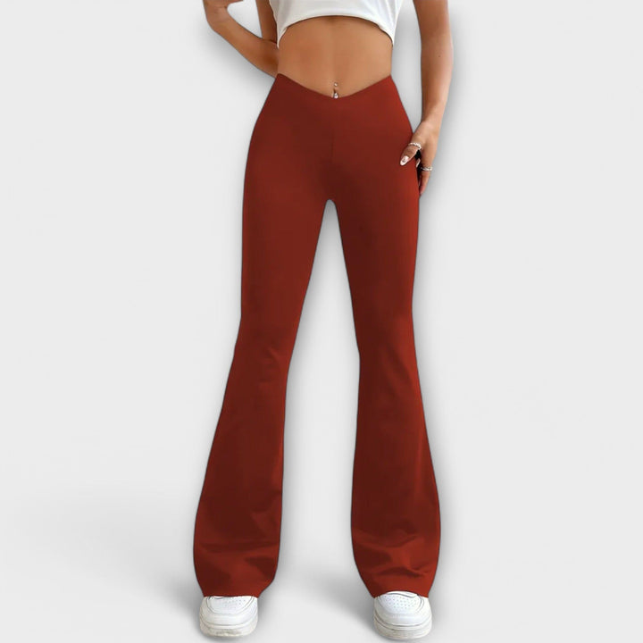 Serena | Women's Flared Leg Relaxed Pants