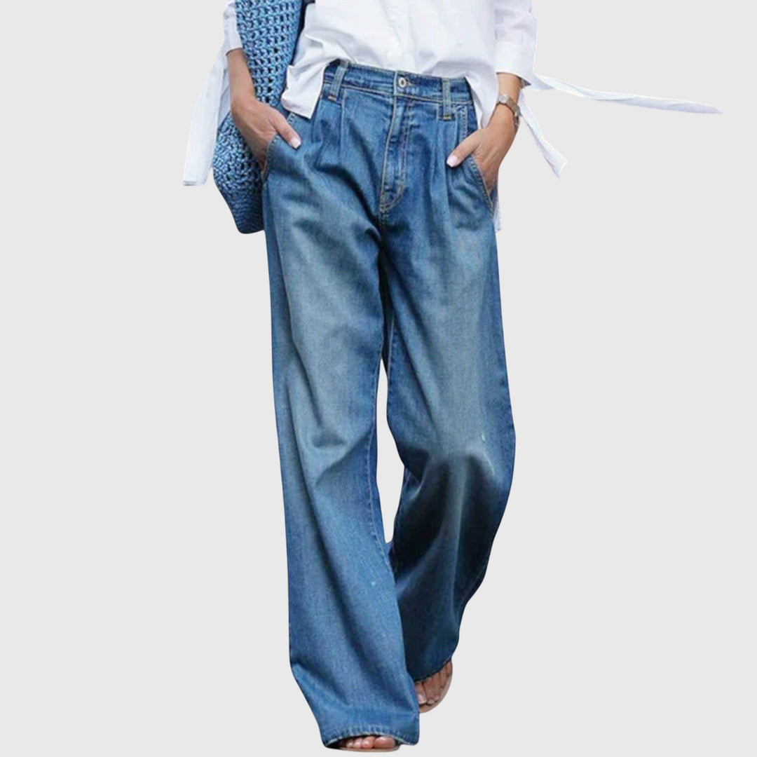Ava | Women's High-Quality Wide-Leg Jeans