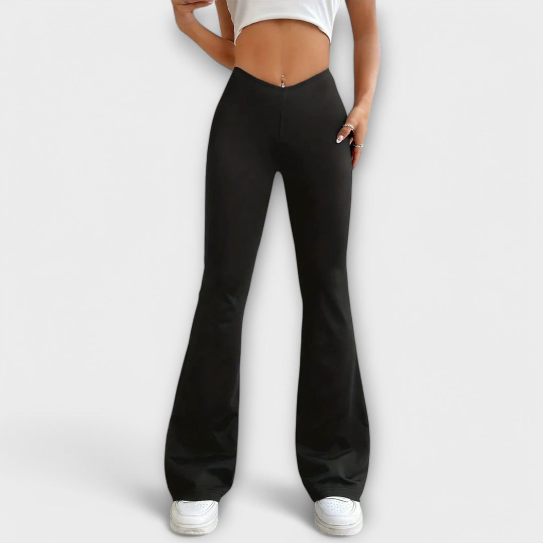 Serena | Women's Flared Leg Relaxed Pants