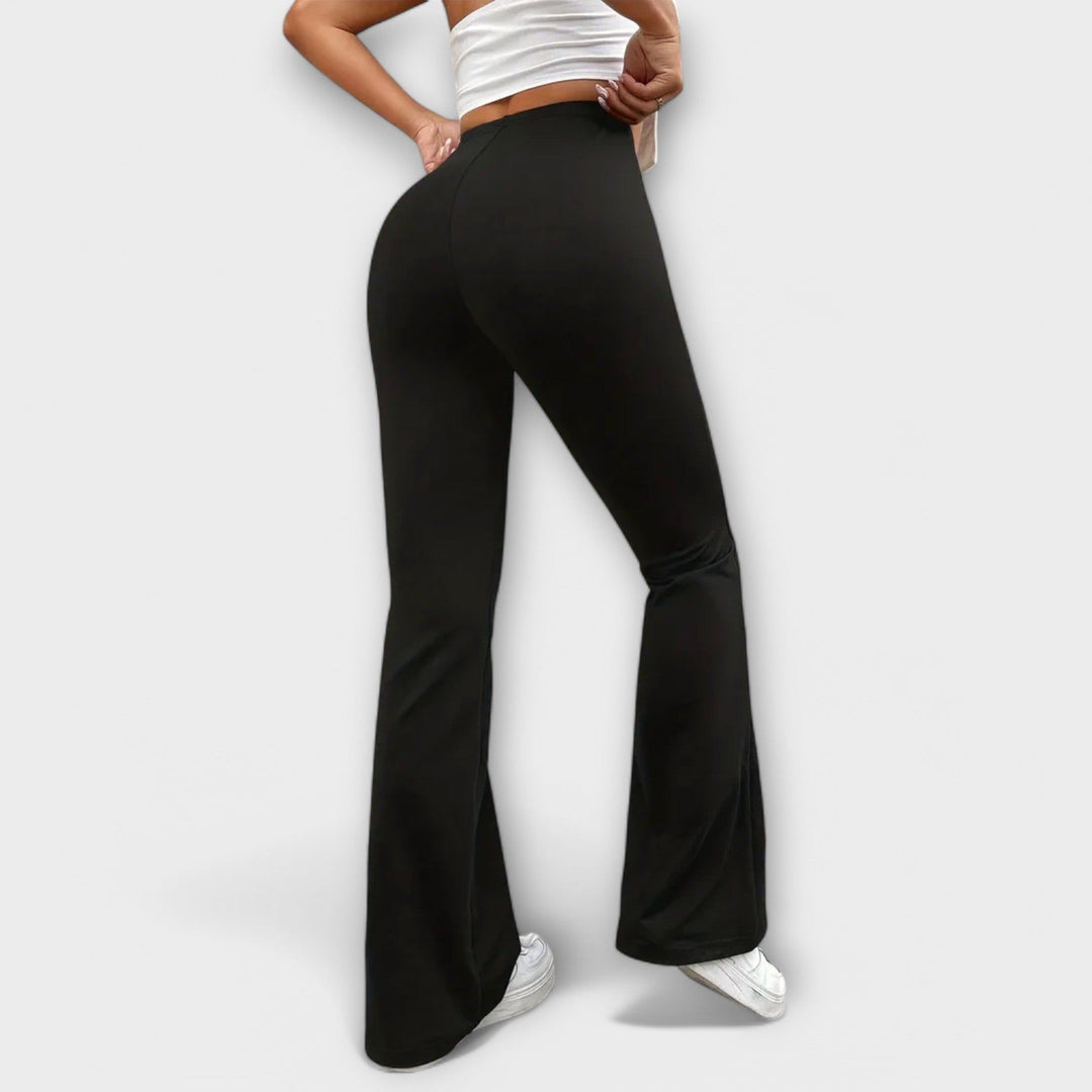 Serena | Women's Flared Leg Relaxed Pants