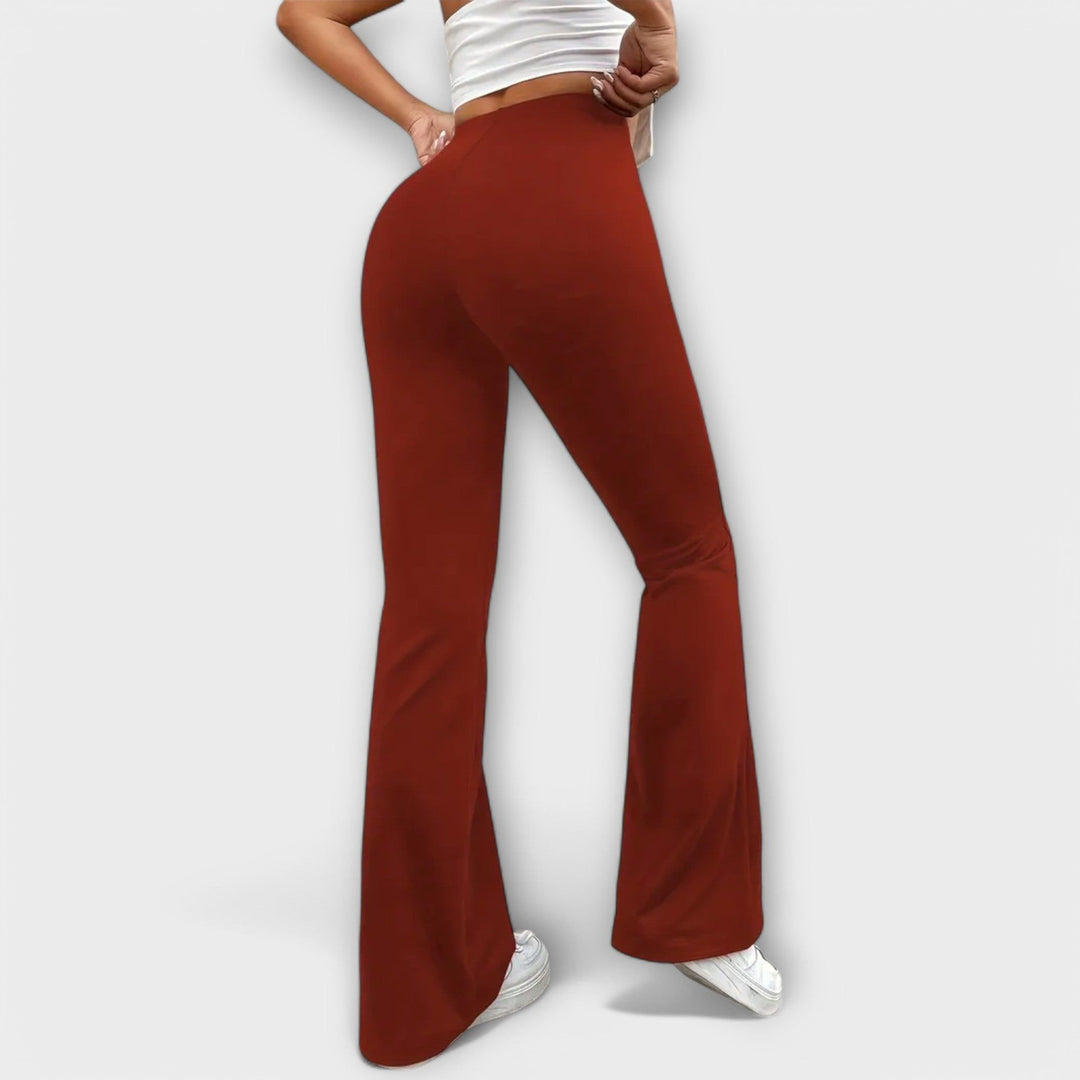 Serena | Women's Flared Leg Relaxed Pants