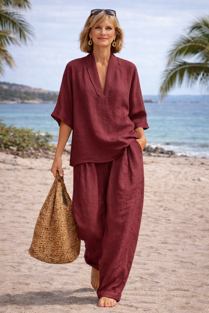 Lily™ | Effortless Linen Two-Piece Set
