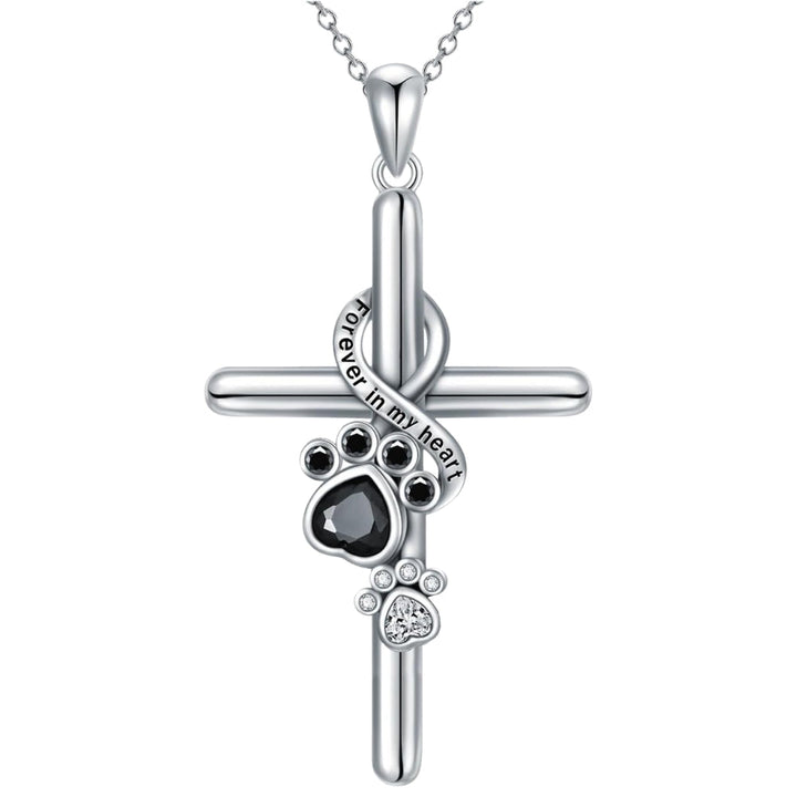 Selina™ | Cross Pendant Necklace with Paw